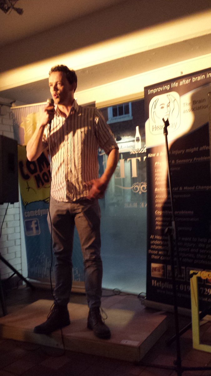 IuliaTrulia's tweet photo. Tim hoskins on #wandCpuns2016! Raising money for @HeadwayWorcs https://t.co/FAf7KchKDN