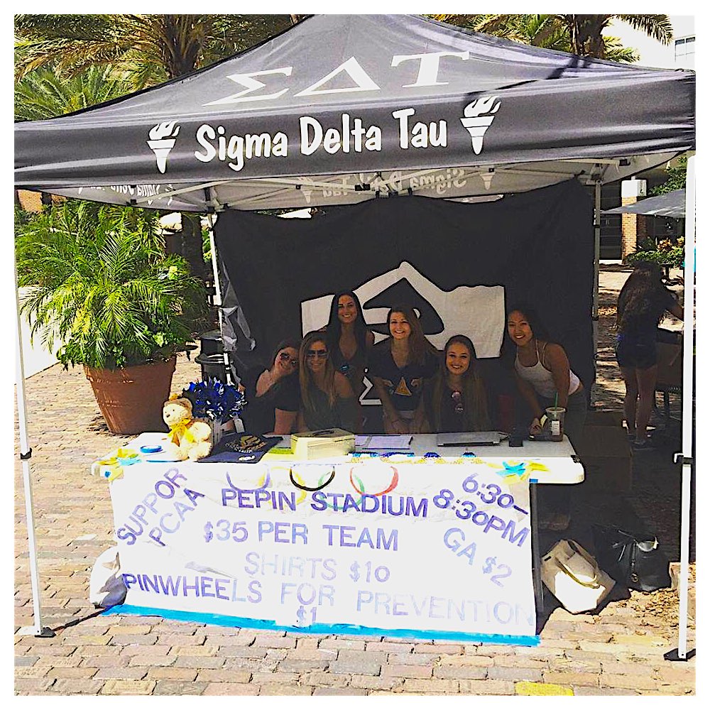 Check out our table in the courtyard this week and next week from 11-4! Sign up your team or purchase a shirt! #PCAA