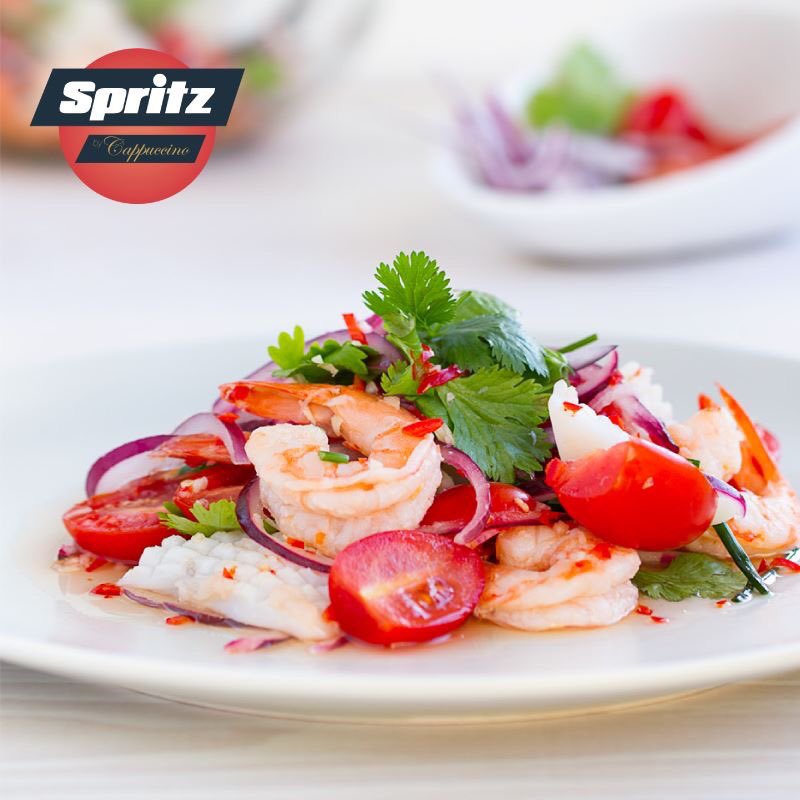 spritzrd's tweet photo. Deliciosa combinación de mariscos y texturas, idónea para disfrutar el verano acompañada de sangría o una cerveza. https://t.co/LgfSiTusHD