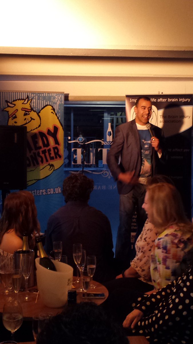 IuliaTrulia's tweet photo. Paul Mutagejja at #WandCpuns2016 raising money for @HeadwayWorcs  @worcesternews  @WorcesterCity_ https://t.co/vsPgoat0wy