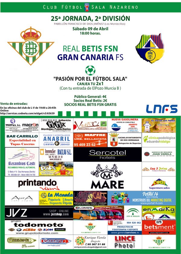 Beticismo's tweet photo. ¡SORTEO! Haz RT y gana una de las 5 entradas que sorteamos para ver este próximo sábado al @RealBetisFSN #Betis https://t.co/HNt5gTh7Gx