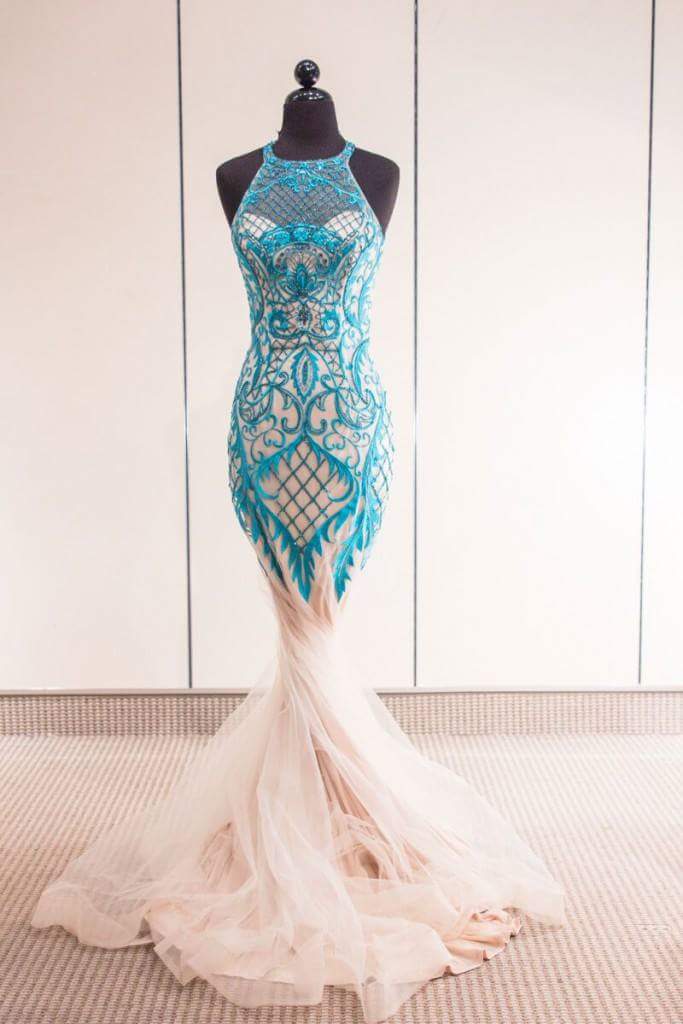 thegildedgown's tweet photo. Look at this #blue and #nude #promdress from #ninacanacci! We love these new styles! #thegildedgown https://t.co/YEVQ2IoJjX