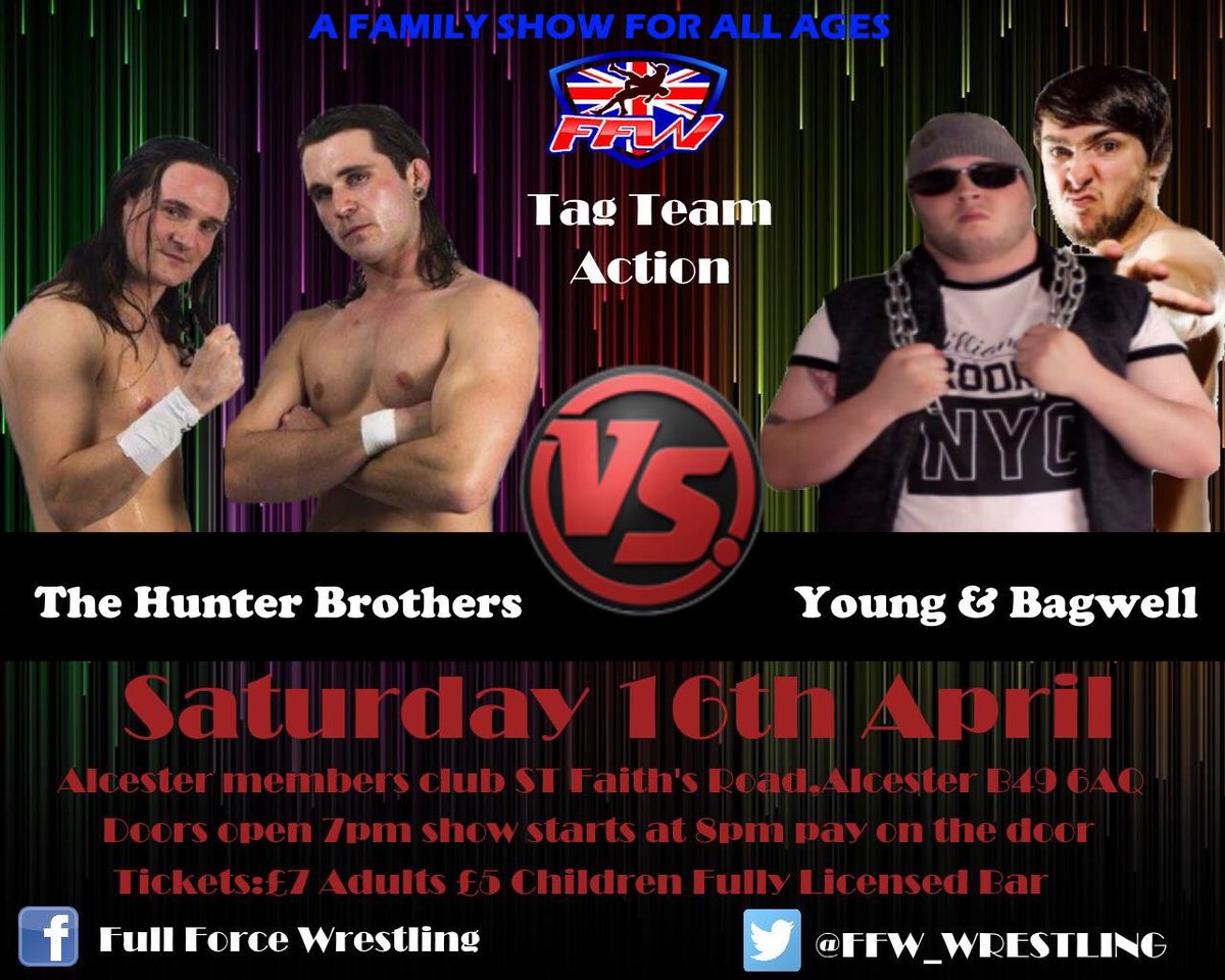 Full Force Wrestling 2nd Match Announced For The 16th April Jimnleehunter Vs Tbagwellbully Kieranyoungpro Ffw Wrestling T Co Bffh9g0k02 Full Force Wrestling 2nd Match Announced For The 16th April Jimnleehunter Vs Tbagwellbully Kieranyoungpro Ffw Wrestling T Co Bffh9g0k02
