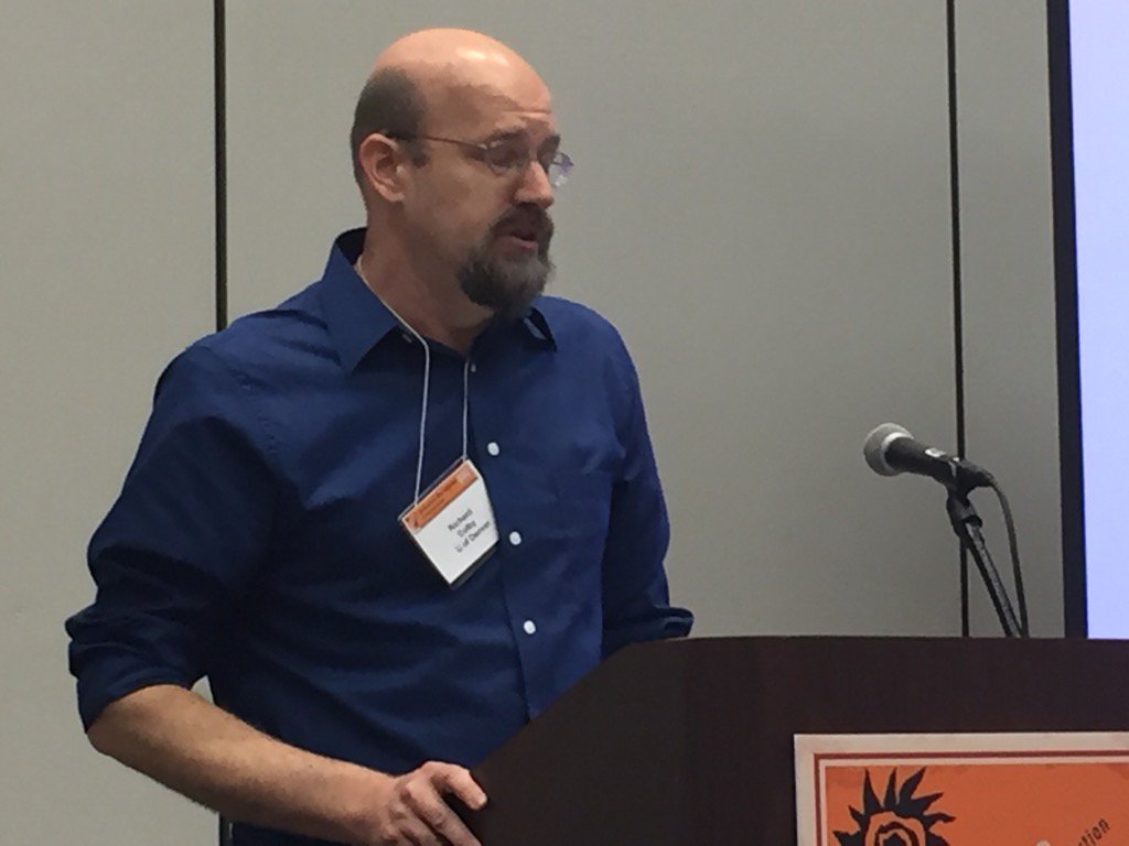 selfe2's tweet image. #4c16 Richard Colby reminds us that "non-tenure track is not LESS."