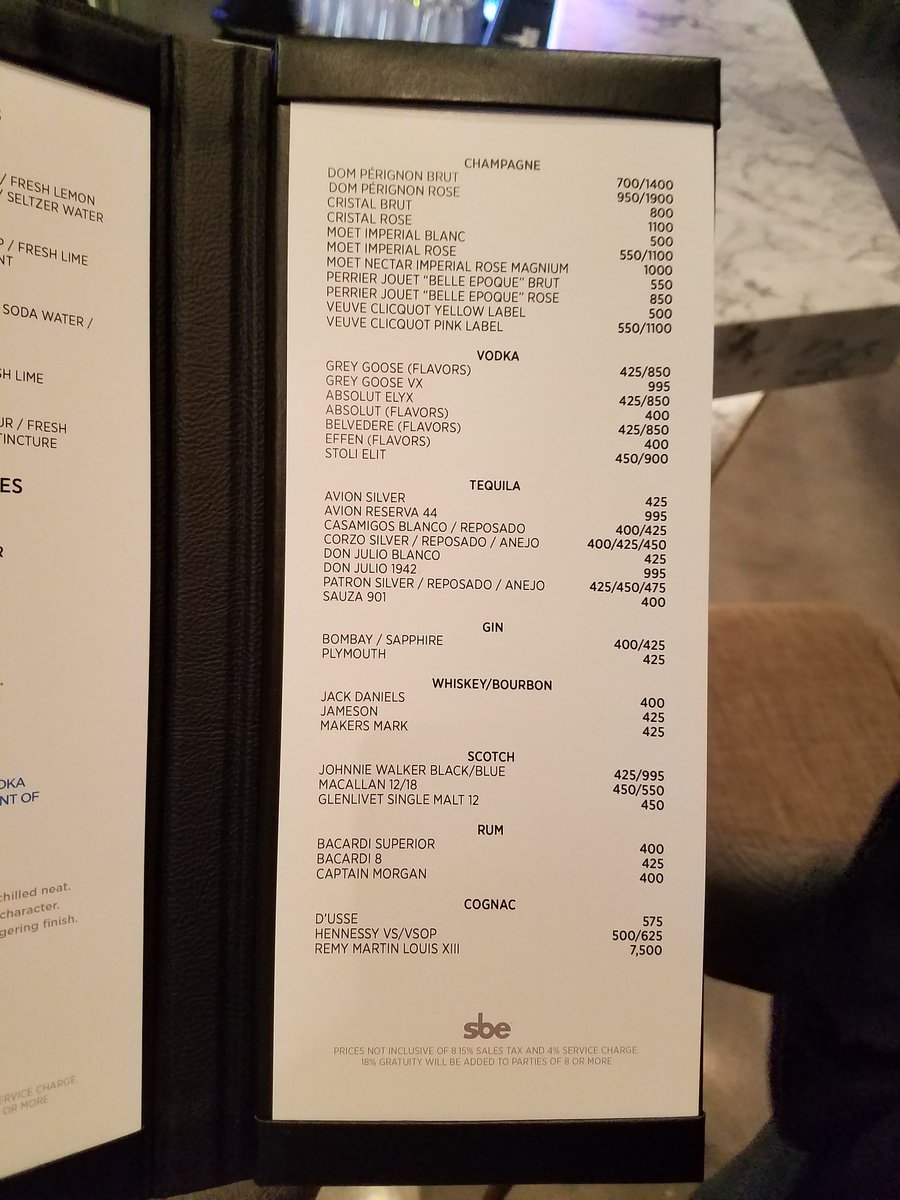 ManTripping's tweet photo. Here's the drinks menu at Hyde Lounge @GreyGoose Loft #MenWhoBlogLV #TMobileArena #vegas https://t.co/PuR54QROK0