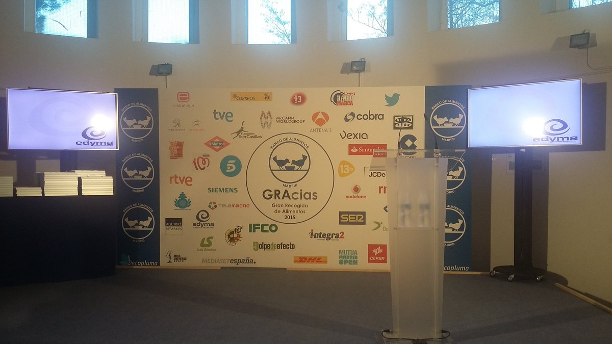 bancoalimadrid's tweet photo. Ya está todo preparado para mañana! Gracias a #edyma por su ayuda y colaboración. https://t.co/n14G2wiVMe