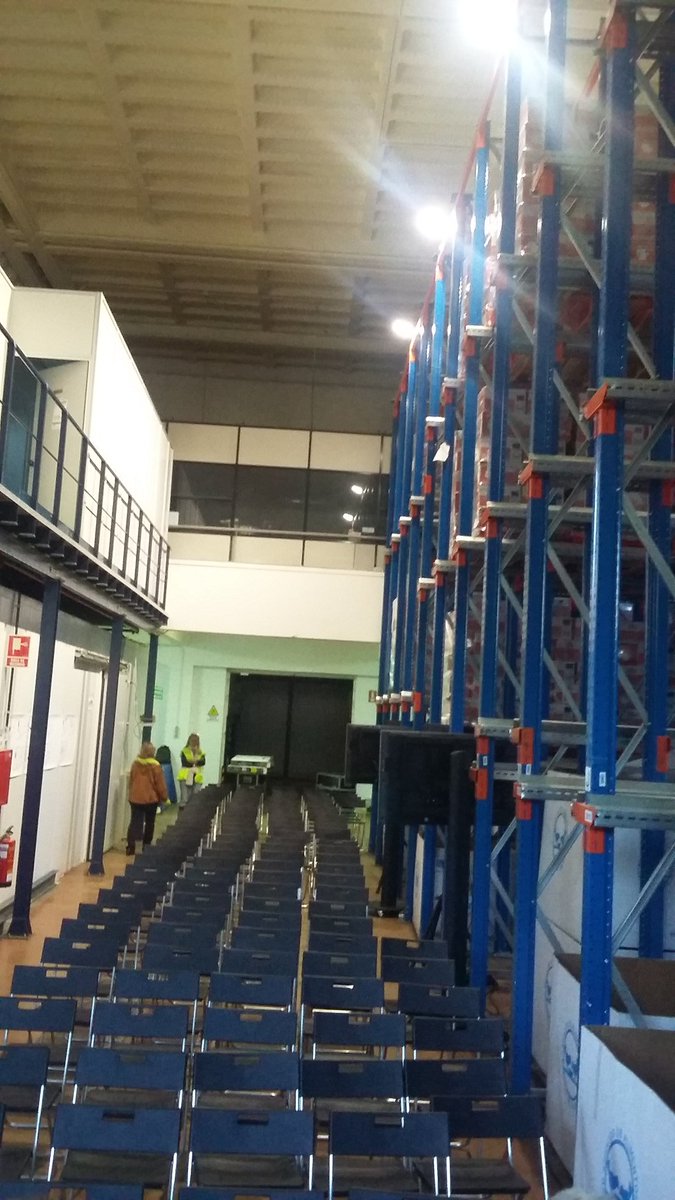 bancoalimadrid's tweet photo. Ya está todo preparado para mañana! Gracias a #edyma por su ayuda y colaboración. https://t.co/n14G2wiVMe