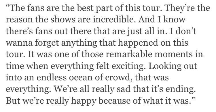 TSwiftNZ's tweet photo. Taylor's monologue from the #NewRomantics music video thanking the fans for the 1989 tour https://t.co/NmkZw9enDn https://t.co/1oeiOhvyw8