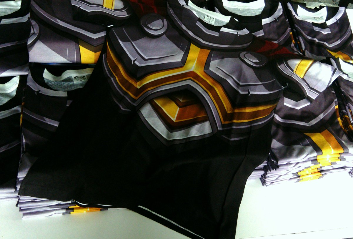 HeroMart's tweet photo. Another batch of Armored T-shirts is here! Hot off the press,pick a side and represent with pride! #SublimationTees https://t.co/F1VwVltmRd