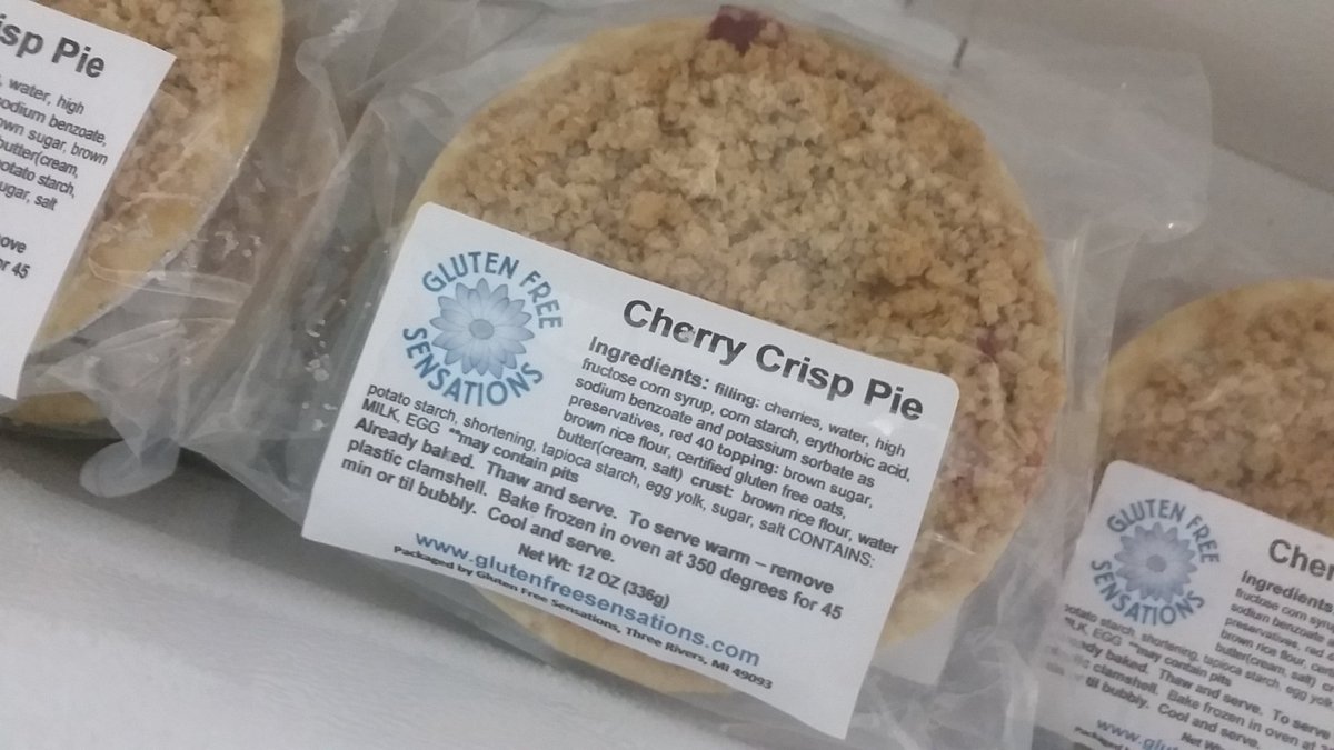 MIGlutenFreeGal's tweet photo. More fresh baked #glutenfree finds at Gluten Free Sensations. #celiacsafe #dedicated #MichigansBestGF https://t.co/0DQNpFqTgZ