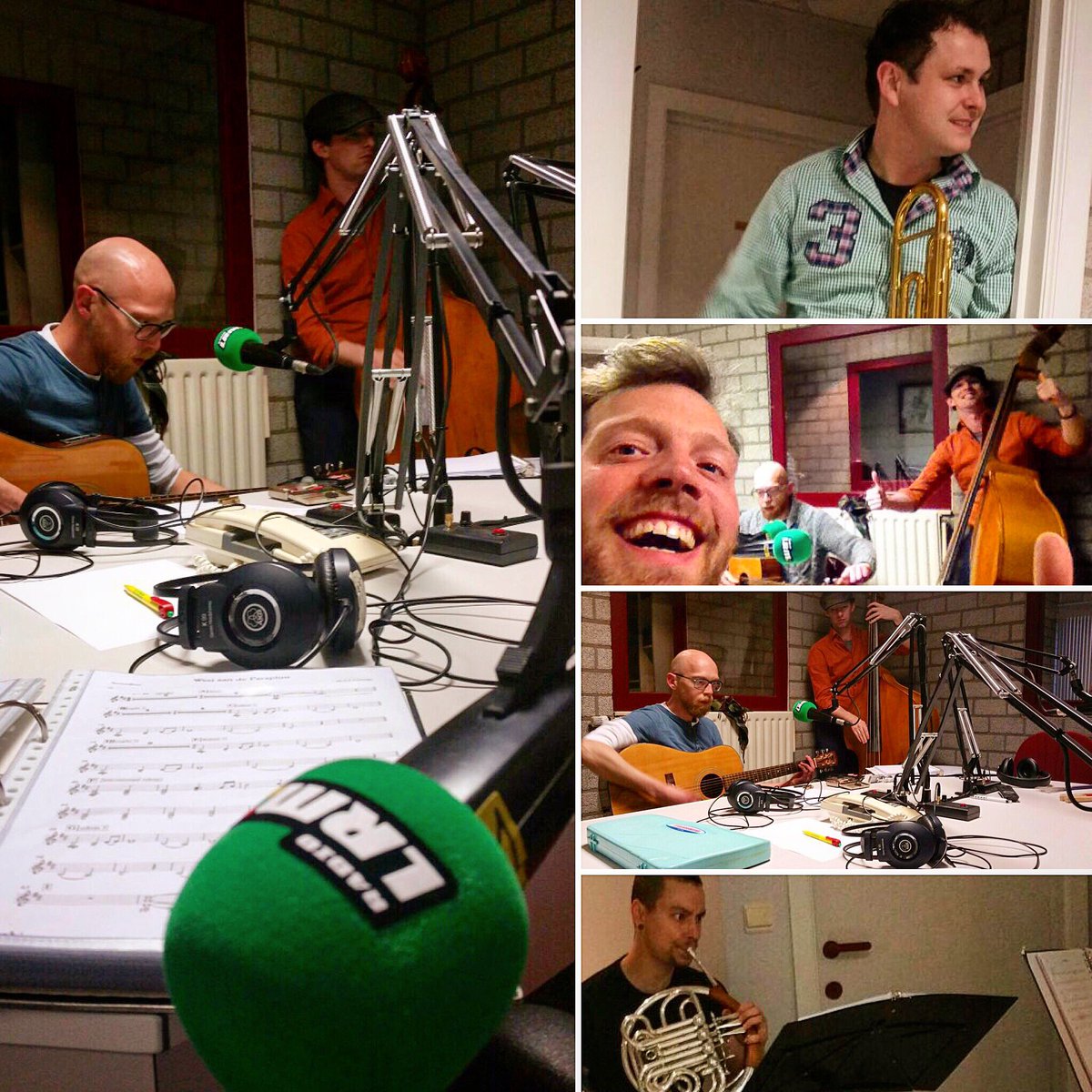 Baroesjko's tweet photo. In de kleinste radiostudio van #maaseik #yeswecan #smallstudio #localradio #lrm #baroesjko #live #lotsoffun https://t.co/dJtiudpdHM