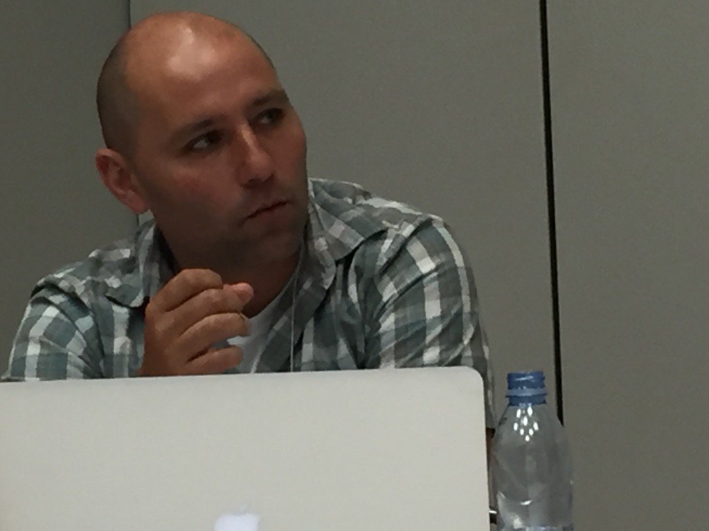 selfe2's tweet image. #4cs16 Jim Ridolfo asks about timing, the application process, and the job market--smart, smart, SMART!!!