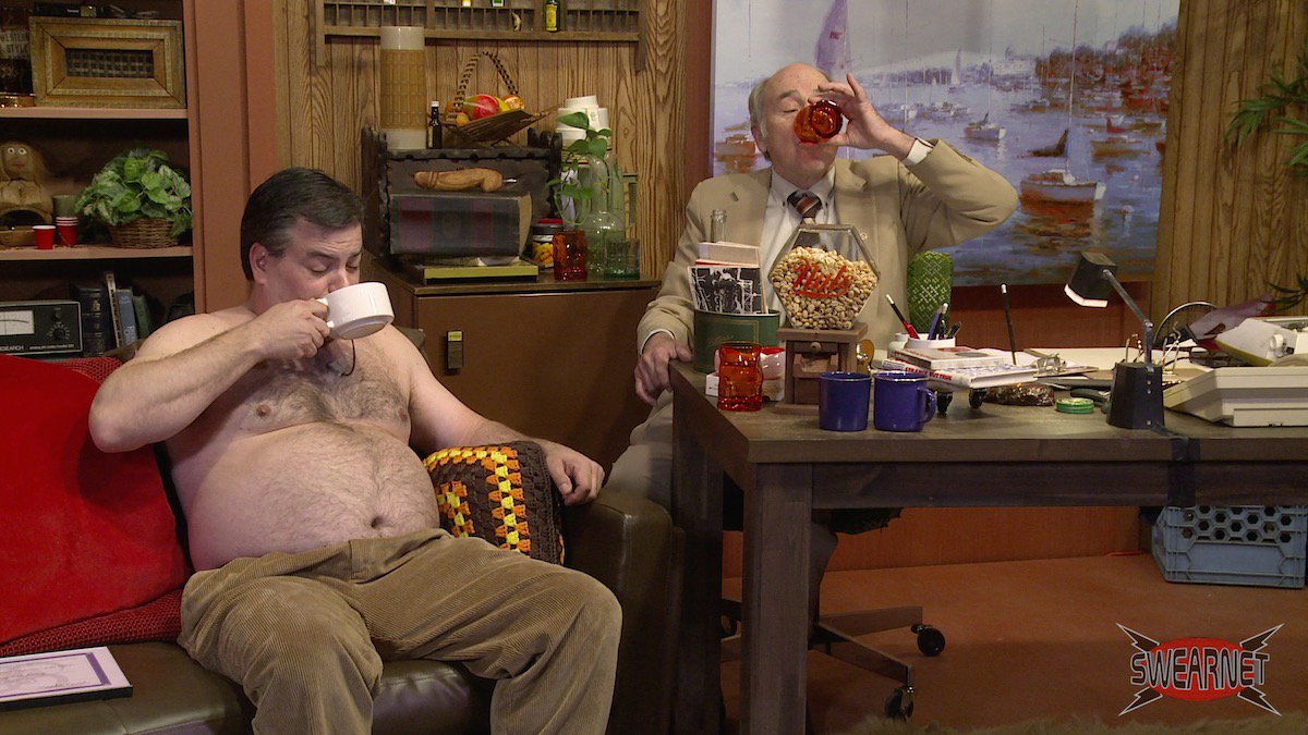 tpbplus's tweet photo. New at SwearNet: Ta-daaaa! Introducing our awesome new show, THE JIM LAHEY SHOW AND RANDY https://t.co/N9dgExiEux https://t.co/CIIQHwvltO