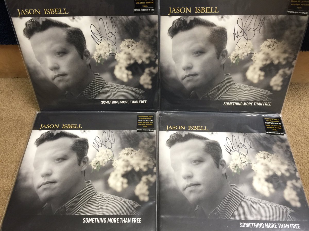 Just got these signed <a href="/JasonIsbell/">jason's old account</a> LPs. 4 lucky people will get one of these on #RSD16 Thanks Jason &amp; <a href="/ThirtyTigers/">Thirty Tigers</a>