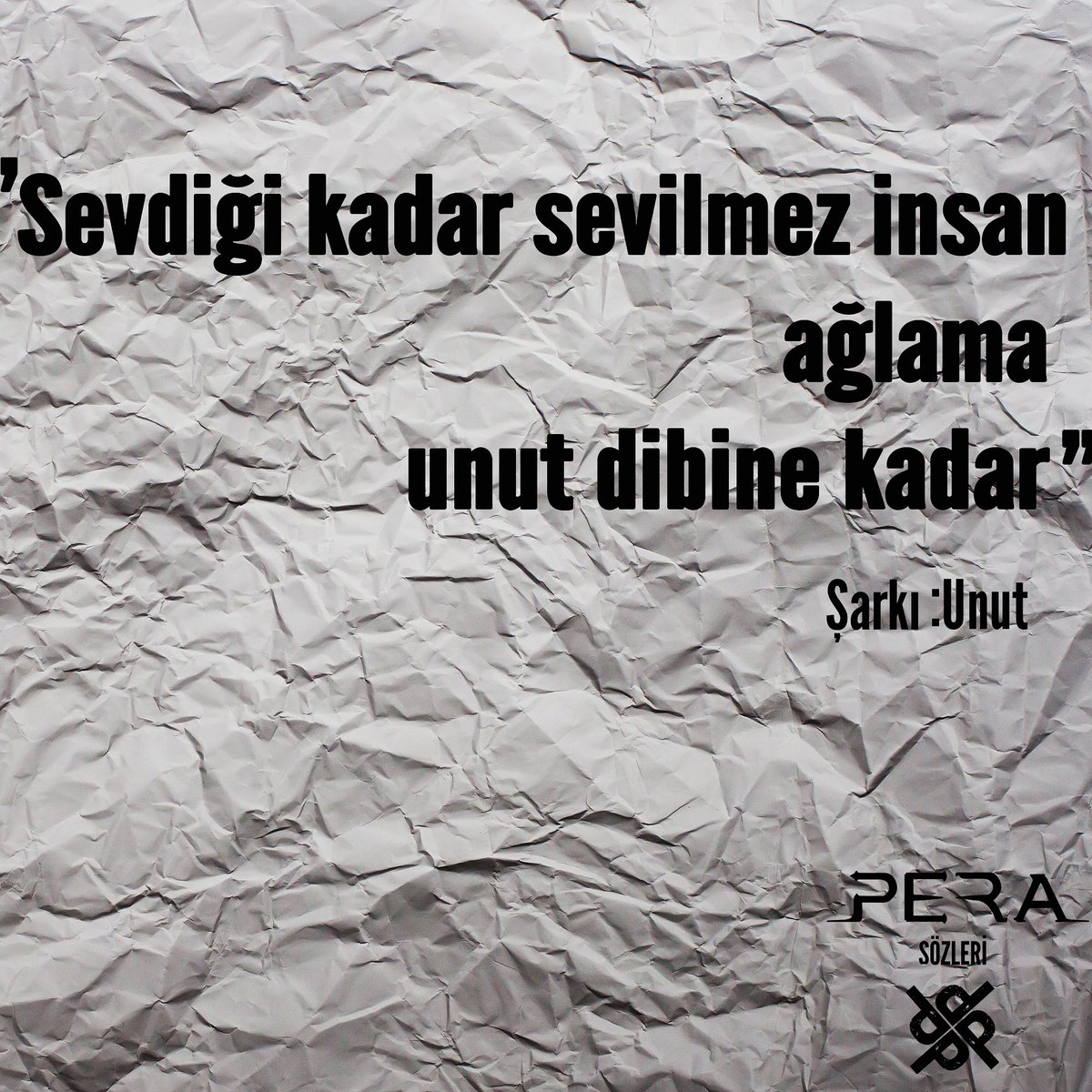 Sayfalarımızı takibe bekleriz. Neden mi? Çünkü bu sözleri herkes duymalı, bilmeli
instagram.com/perasozleri
<a href="/peraband/">PERA</a>