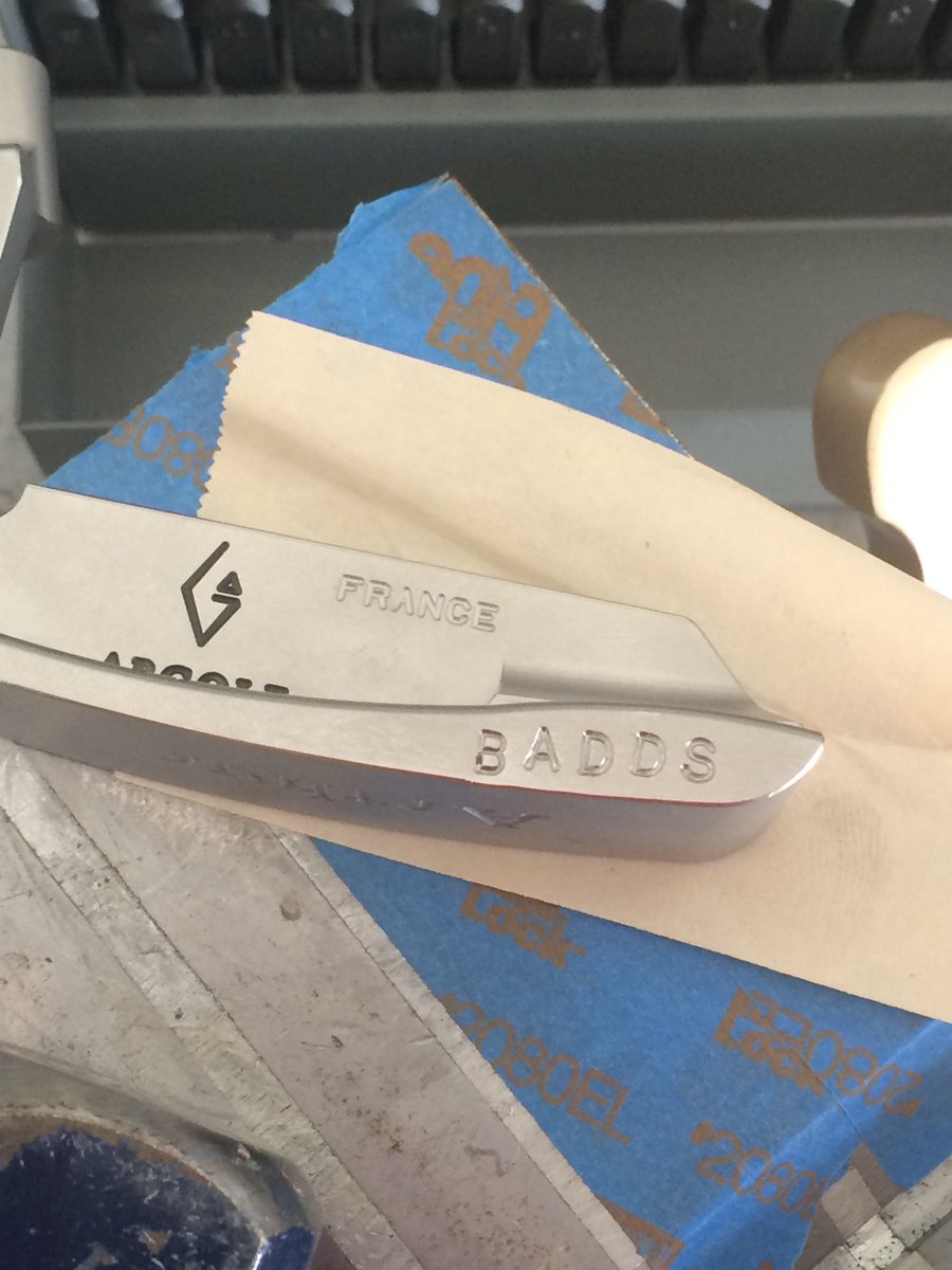 ArgolfUSA's tweet photo. Spent some time in the shop this week! #putters #argolf #badds https://t.co/MgDfl8JTcE
