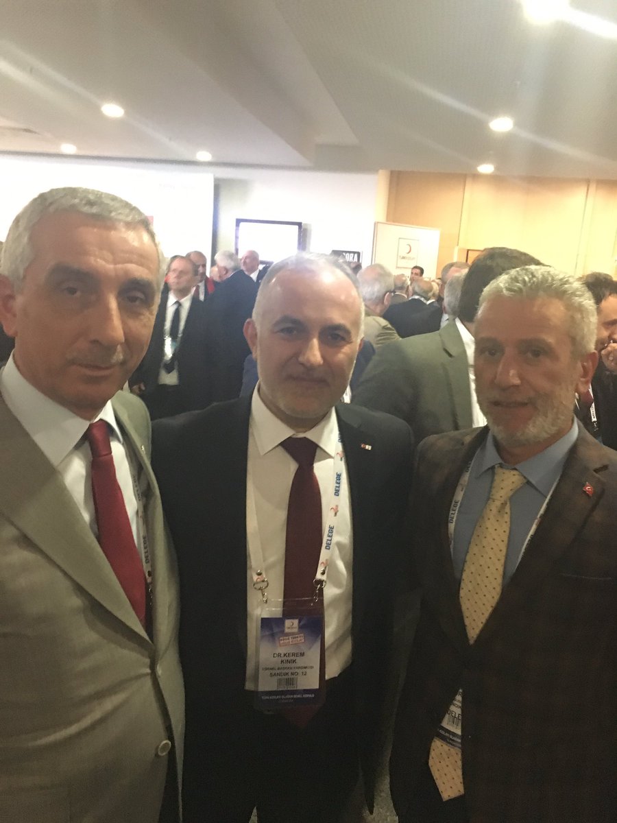 osmannkurnaz's tweet photo. Türk Kızılay'ı Genel Kurulu'nda Sn.Bakanımız Süleyman Soylu ve Kızılay Genel Başknmz Sn.Dr. Kerem Kınık ile birlikte https://t.co/mUt8zA97GP