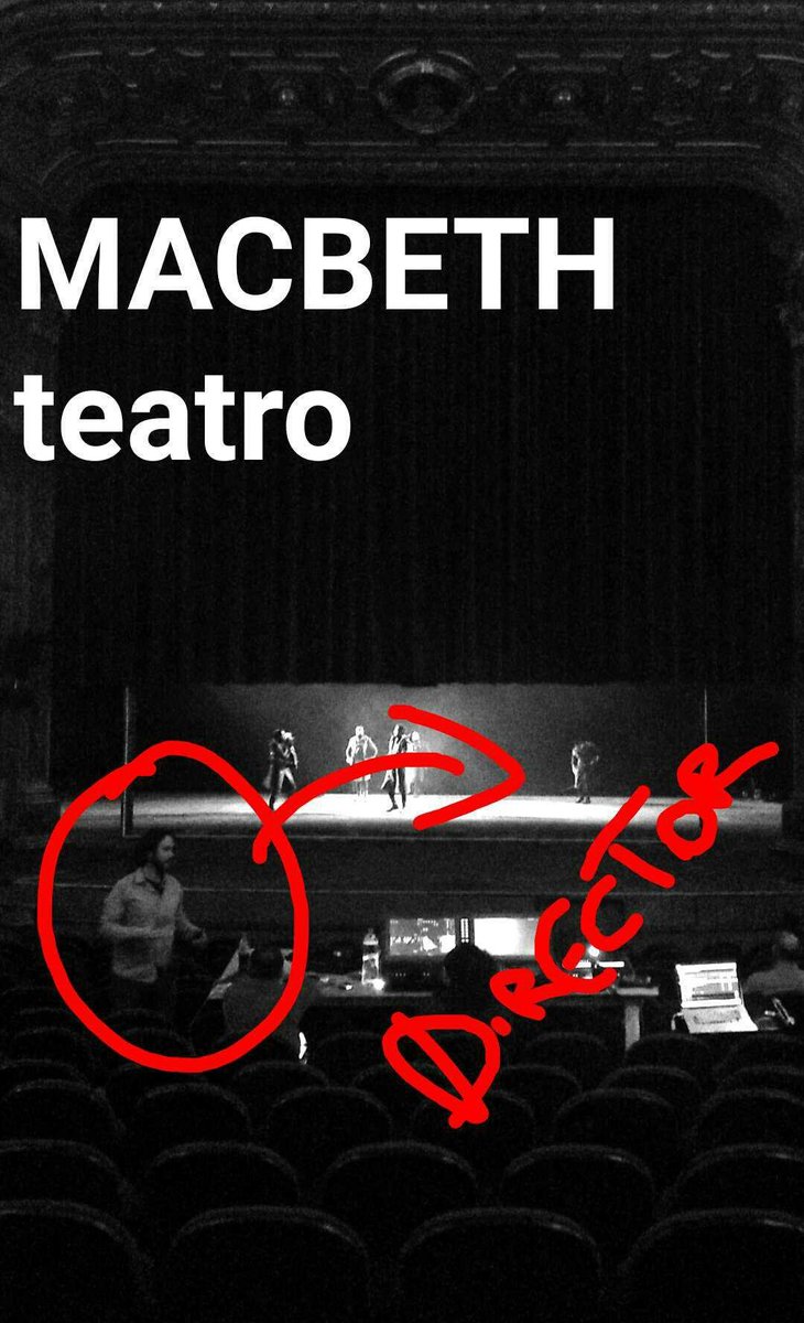 eneldelia's tweet photo. Hoy también cubriremos el ensayo general de #MacbethTeatro por Snapchat, 6:30PM. Búscanos como miteatrocolon. https://t.co/CBKFoXaZhA
