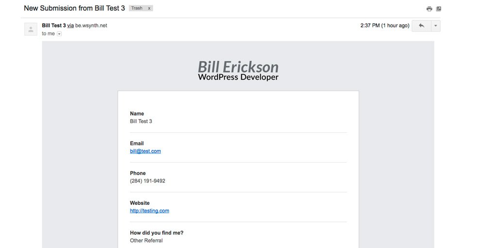 I’m really enjoying the new HTML Email option and custom logo in WPForms.