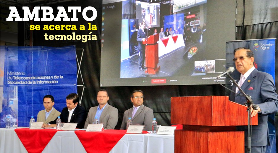 gadambato's tweet photo. #Ambato se acerca a la #tecnología con #megainfocentros de primera! https://t.co/lv4L7f8uGv https://t.co/qKBp0yZX9Z