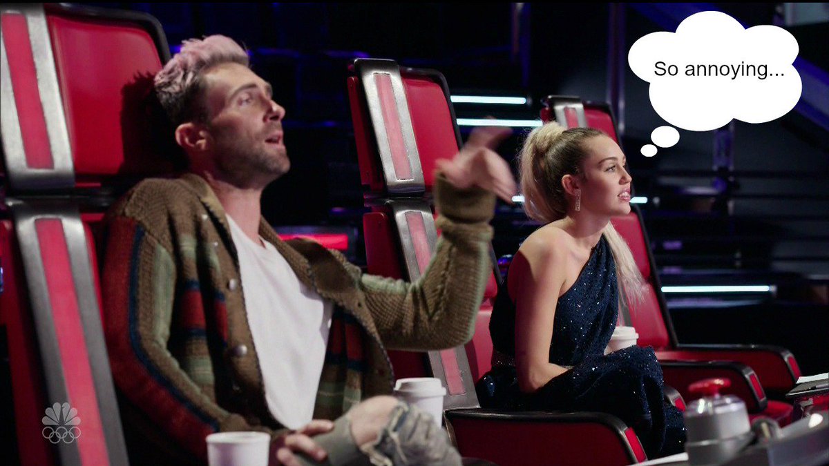 Miley Cyrus and Adam Levine Find Each Other Annoying on #TheVoice, Join the Club buff.ly/1ScVDcE