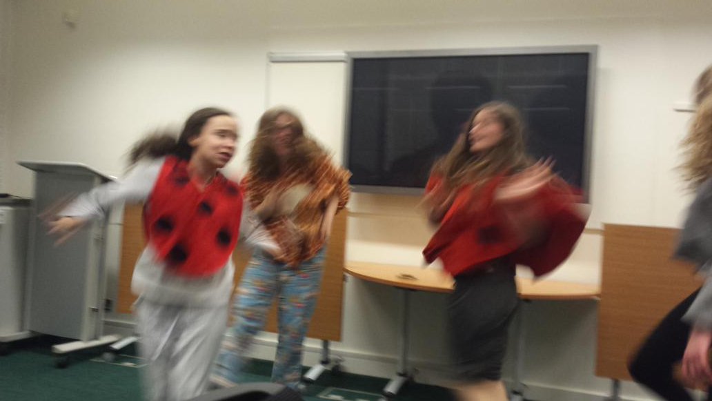 sara_morden's tweet photo. @ReadingHackers @BHLibraries dressing up and dancing in the conference room to 'come on eileen' #libraryatnight https://t.co/jFcCfIODQG
