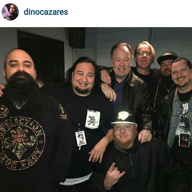 Affliction's tweet photo. Repost: @spadesandblades
Hanging out with @fearfactory and Mr. Belding in #nyc. 
He's ready to rock and so are we! https://t.co/1RN6aSzkMf