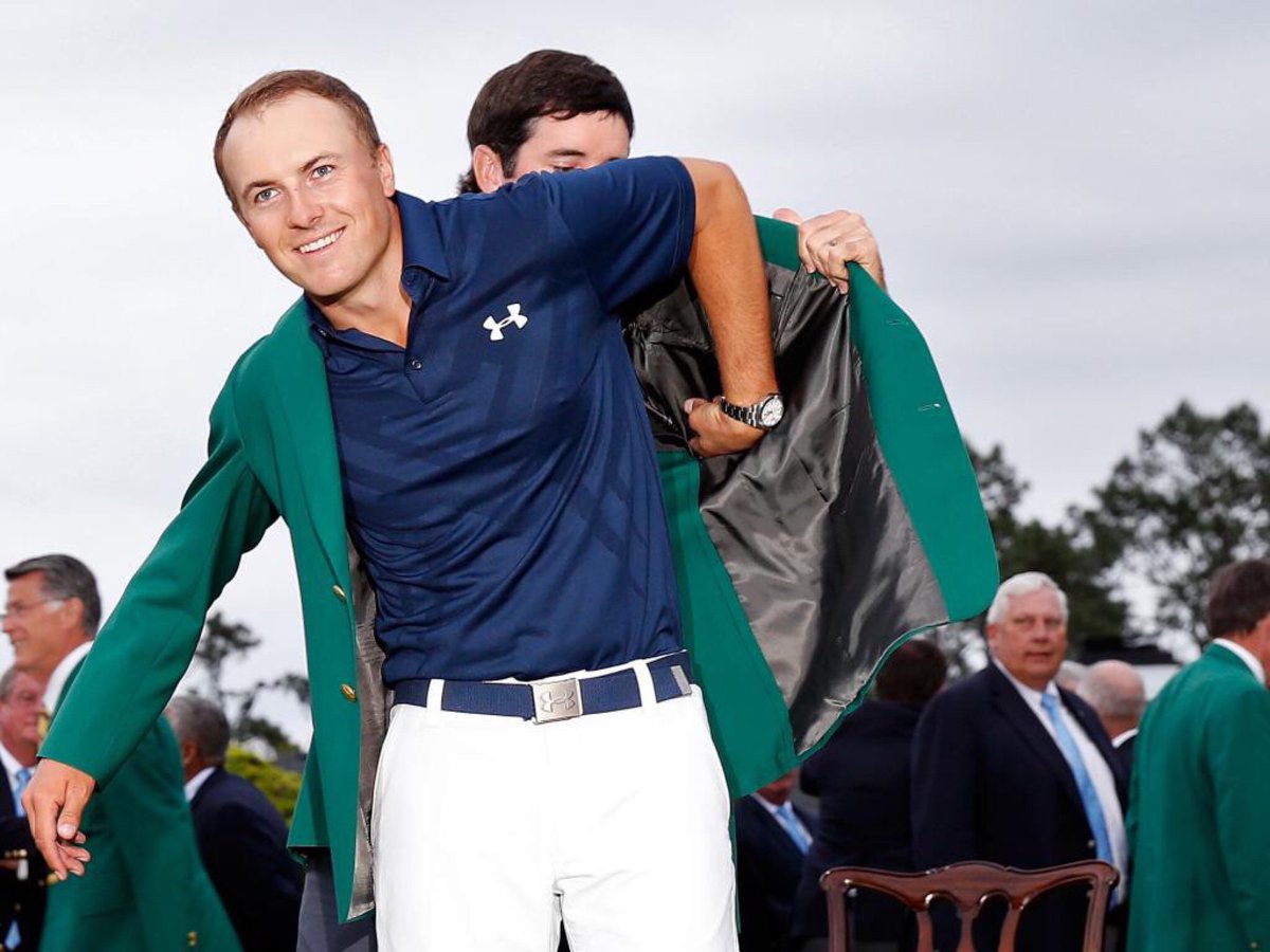 Stephen Curry (@stephencurry30) on Twitter photo Ready for this weekend down at Augusta National. All the best to my guy <a href="/JordanSpeith/">Jordan Spieth</a> going for Jacket #2 #... Ready for this weekend down at Augusta National. All the best to my guy <a href="/JordanSpeith/">Jordan Spieth</a> going for Jacket #2 #...