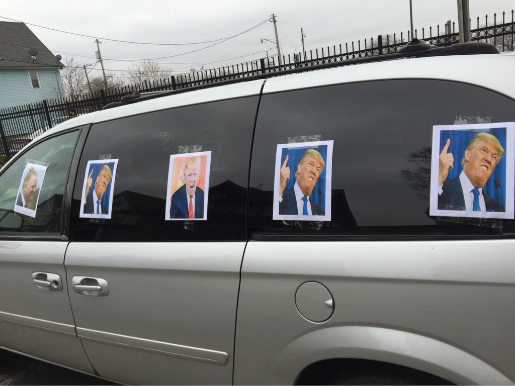 justjoeymcb's tweet photo. Huge shoutout to Hailey for making my car and me look like an ignorant Trump supporter!!!!😊😊😊 https://t.co/bQ3WJzK7CY