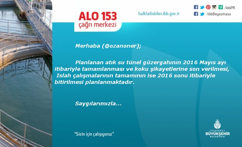 “@ibbBeyazmasa: <a href="/ozanoner/">Ozan Oner</a>"*"

Bizimle iletişime geçtiğiniz için teşekkür eder, mutlu günler dileriz.

>>B070416 ”