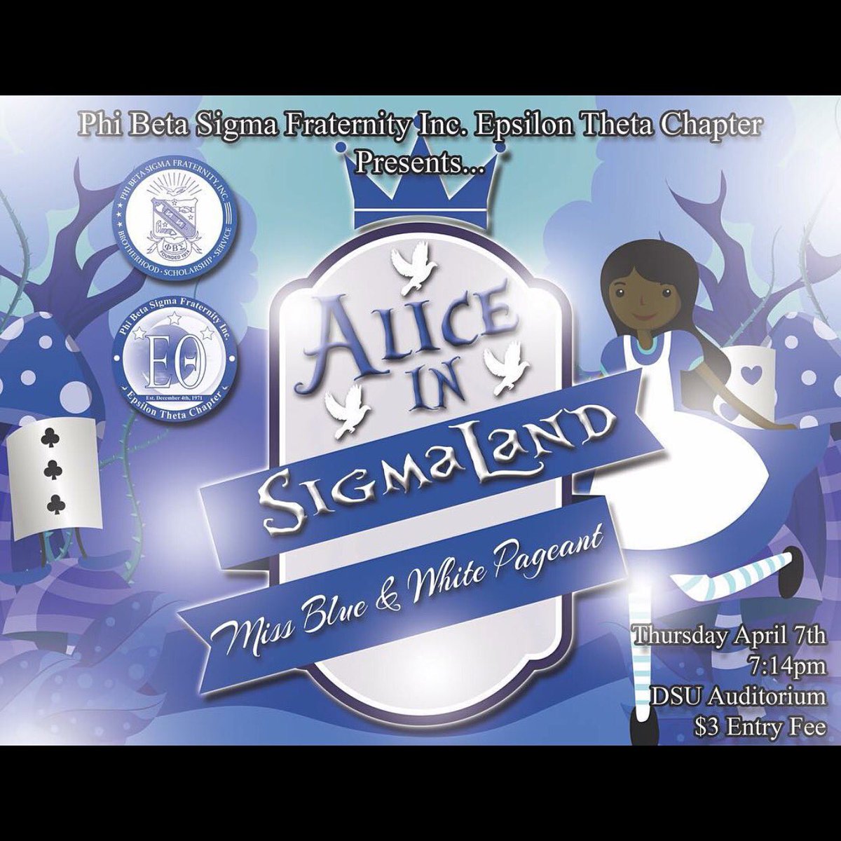 Tomorrow it's about to go down WKU. It was so good we had to run it back. Y'all come out to Miss Blue and White 2016