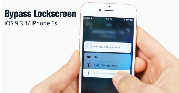 WorksFine: Hacker reveals How to Bypass iPhone 6s Lock Screen... worksfine.net/2016/04/iphone…