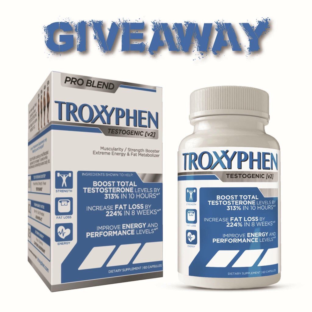 Enter to win <a href="/truderma/">truDERMA</a> #Troxyphen!
BURN FAT &amp; RAISE FREE #TESTOSTERONE 
>> fb.me/4sTmeFft4 

#FREEBIES