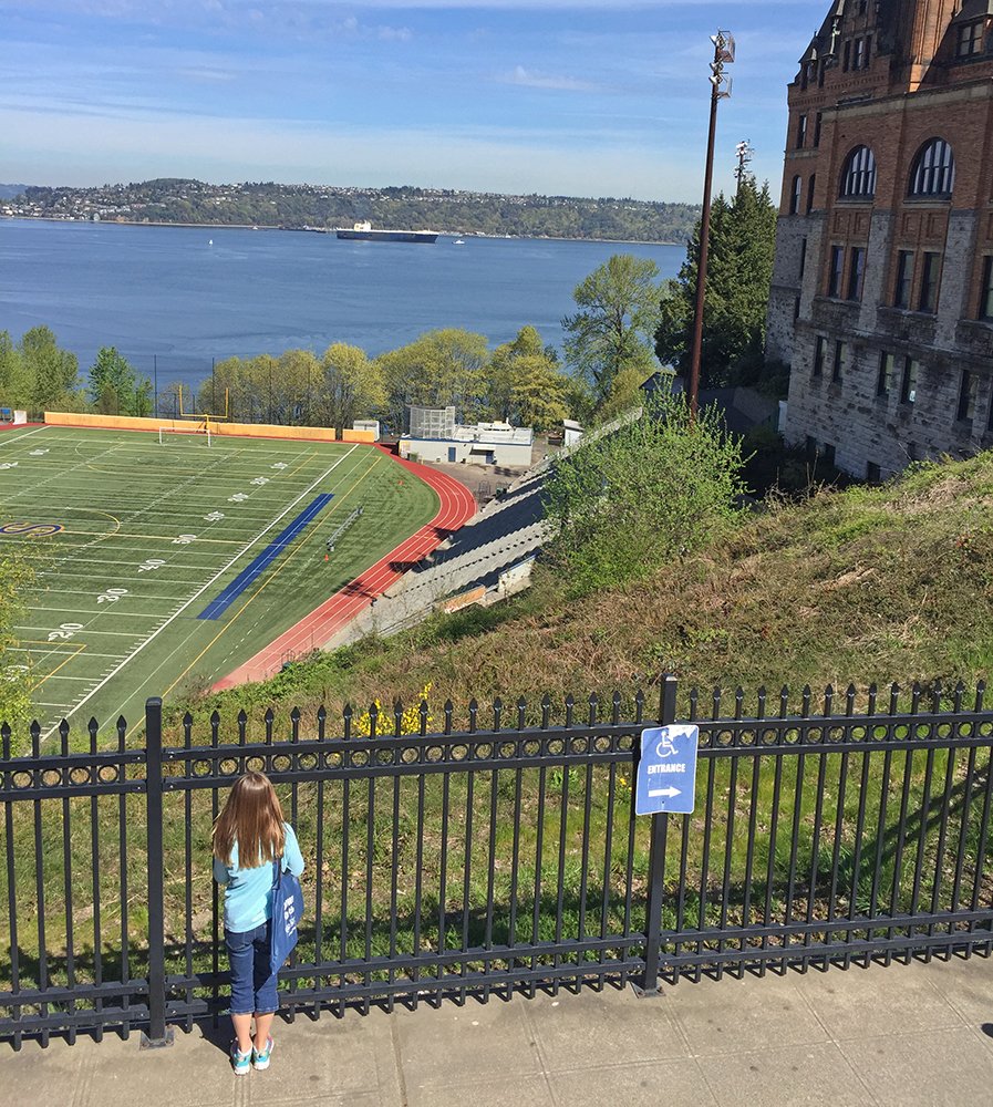 LizEllis253's tweet photo. Already thinking about high school @tacomaschools, especially when we visit the castle! #Tacoma #StadiumHS #walk253 https://t.co/hNHkp8vdah