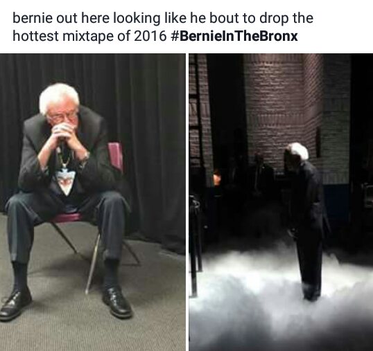 Vita623's tweet photo. #BernieAndSpike #BernieBlackout  #BernieOrBust #BernieInTheBronx #BernieInPhilly  #FeelTheBern https://t.co/WV4MRx33wx