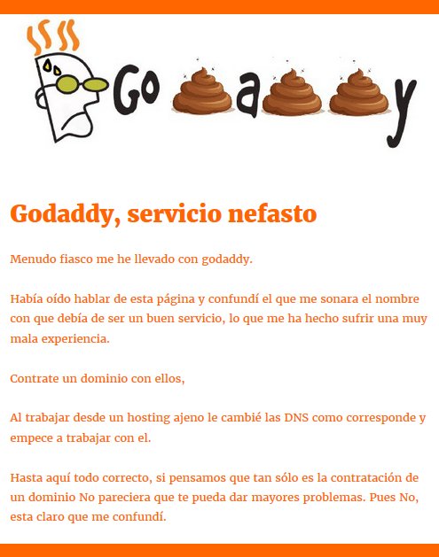 Godaddy NO Good tweet media