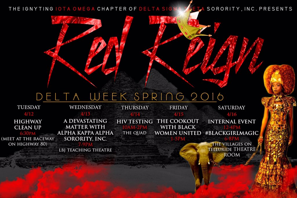 BrittneyJene's tweet image. Redz don't sleep I see 👀 #DeltaWeek #RedReign2016 #DSTrict13 #MBTS2016 Come out &amp;amp; support!