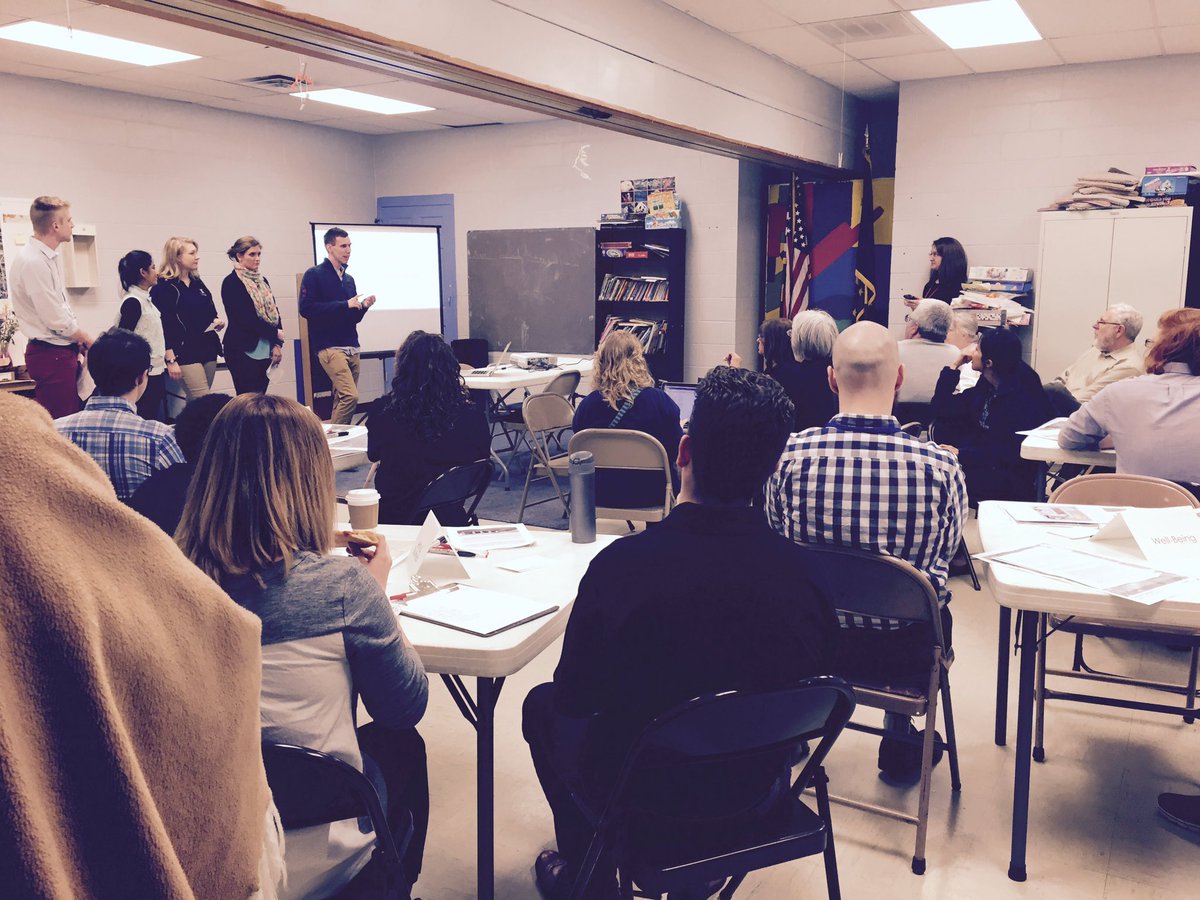 765muncie's tweet photo. Standing room only at Thomas Park/Avondale neighborhood meeting! Thanks BSU for presenting on the neighborhood plan! https://t.co/mDGuRmZFSr
