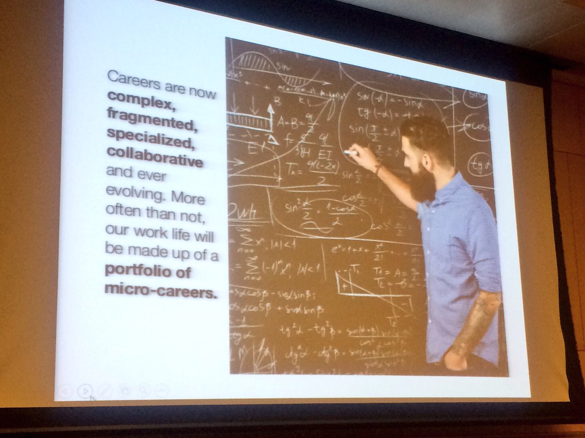 reneeisto's tweet photo. Important Question: How do we prepare students for a future where the meaning of a career is changing? #HSReD #OCNEU https://t.co/uSDqD8tt7v