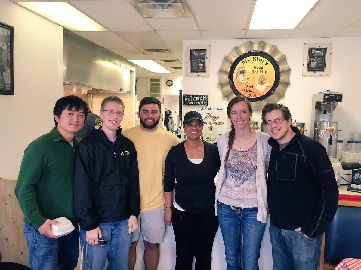 BenBrownMU's tweet photo. Todays @FAPRI_MU graduate lunch was held at #MsKims (pictured in the middle) and boy was it ever good! #FUNYUNS https://t.co/hbCFI5f1FG
