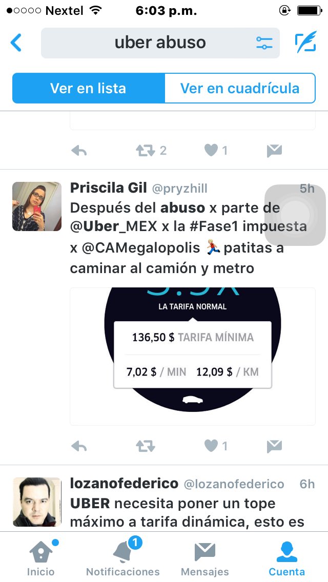 Benavideslaw's tweet photo. @edgarsigler @Uber_MEX @lozanofederico @rafalitosarmi @pryzhill @vladimirgaleana @alexiabarriosg Denuncia #UberABUSO https://t.co/uWraupOCJx