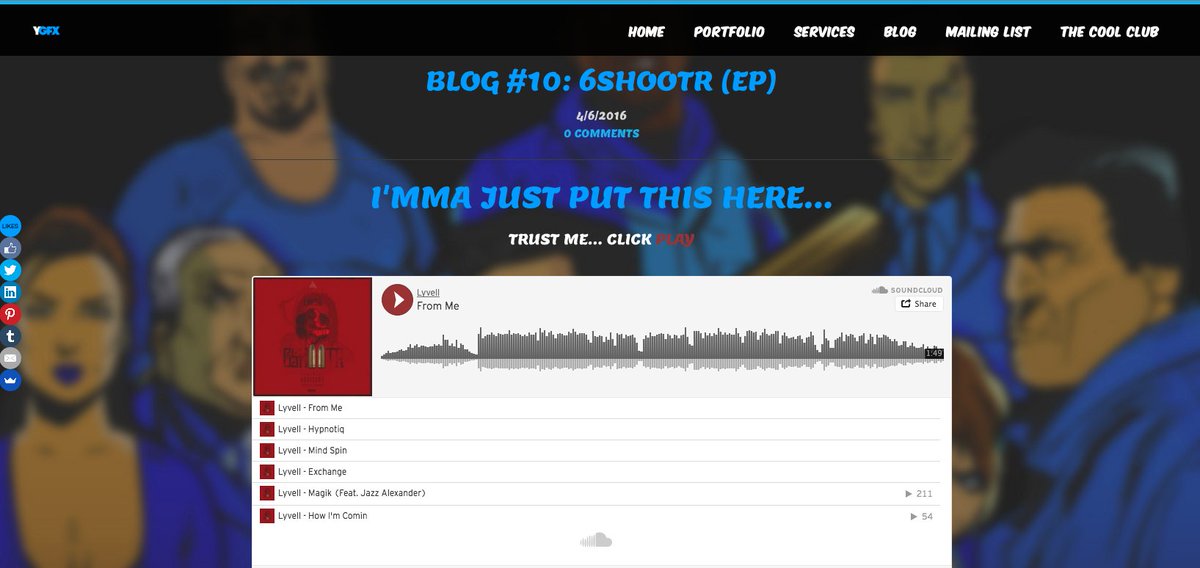 Passionate_P's tweet photo. [BLOG #10] 6Shootr (EP) by @TheYetteeLyvell #YGM 🔫
https://t.co/cvGNWrkhvq https://t.co/PPUKPt4dWE