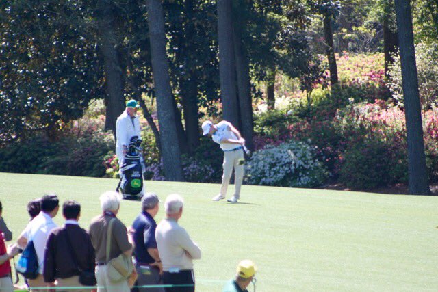PelliGolf's tweet photo. Thanks to one of my students for these great pics of @ZachJohnsonPGA at @TheMasters #benderized #lowdrawwedges https://t.co/etmJ4dB3Dl