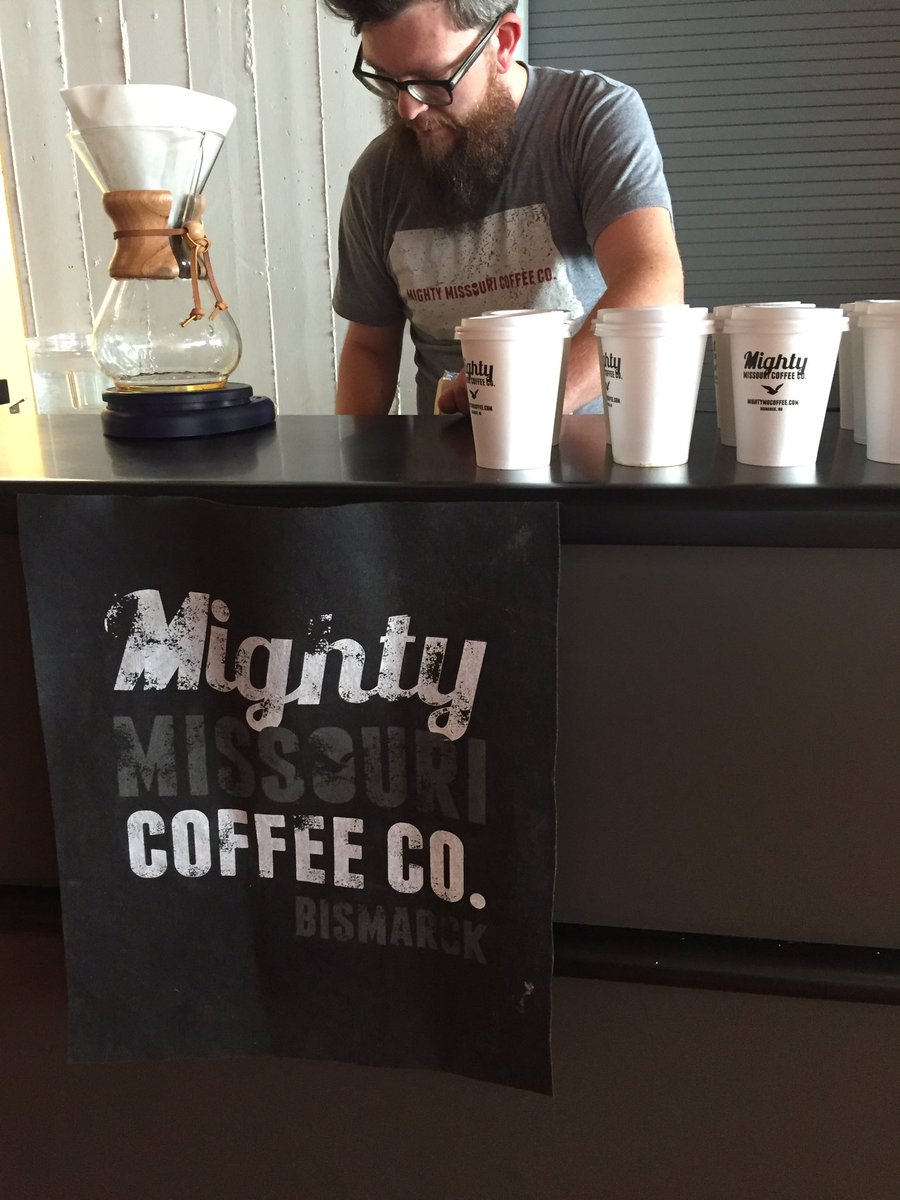 TEDxUMary's tweet photo. ...attendees are fueled by Mighty Missouri Coffee Co! #TEDxUMary https://t.co/RhOWjz3g0E