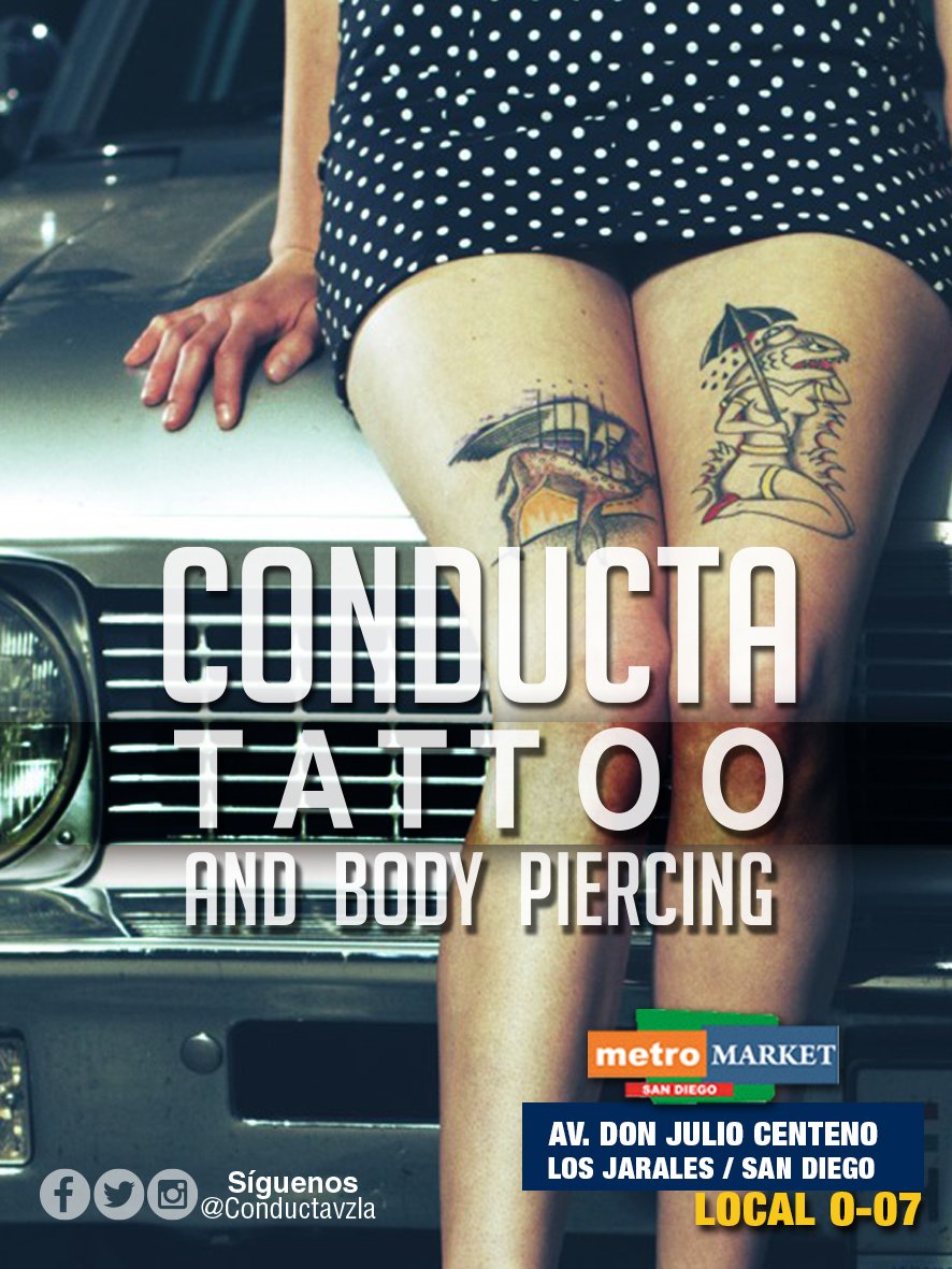 conductavzla's tweet photo. Ofrecemos Arte Corporal y Body Piercing. Conducta Tatto,Es cuestión de actitud. #6Abr #FelizMiercoles https://t.co/9NHNVoYvsf