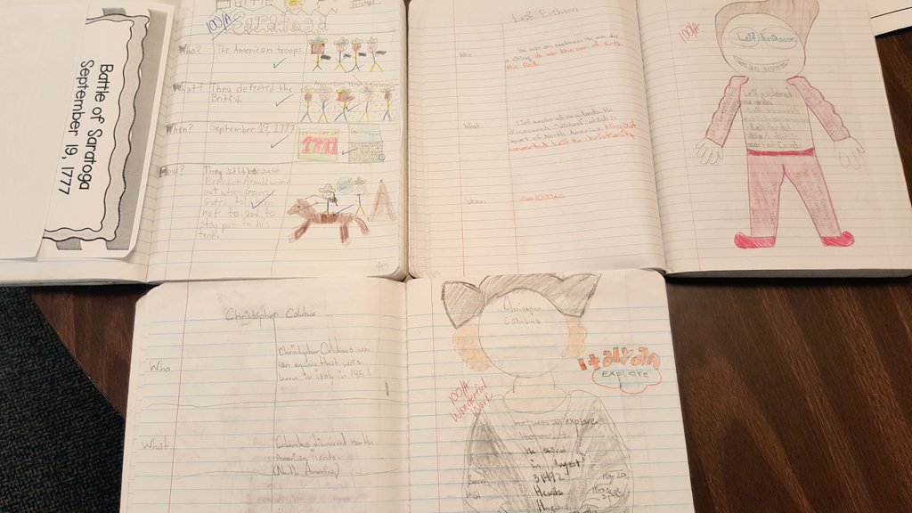 bhare_hare's tweet photo. Students show creativity in the social studies interactive notebooks I created for them. @RCE_Dolphins @gad1127 https://t.co/bbnkomgHan