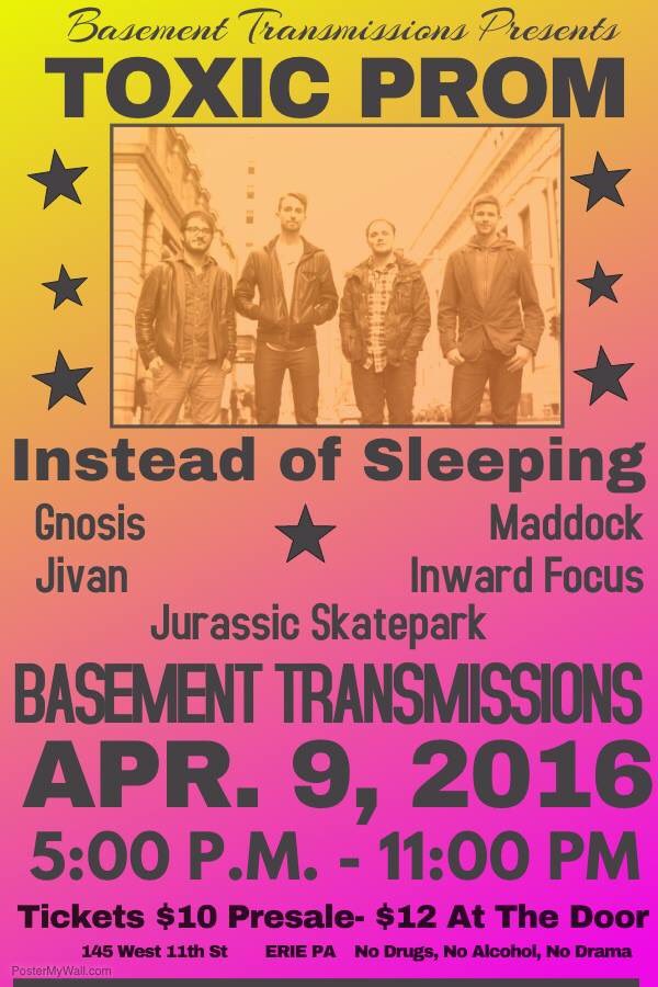 BasementTrans's tweet image. Who's ready for #ToxicProm ??? @IOStheband @GNOSiStunes @JivanErie @mddckbnd @JurassicSkatePk @Inward_Focus