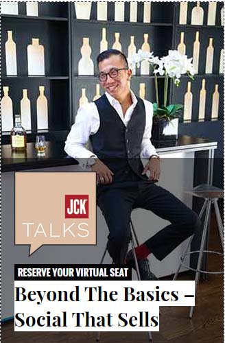 RinaLimor's tweet photo. Lots of #FoodForThought from todays #JCKTalks webinar with @BenSmithee with #tips #jewelers can really use #thumbsup https://t.co/qhHOuNBIuv