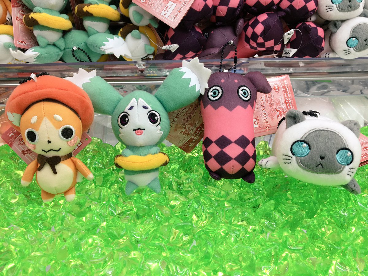 セガ 秋葉原 １号館 V Twitter テイルズオブシリーズから ノルミン ミュウ ティポ ルルのぬいぐるみが登場です かばんに付けて持ち運べるサイズなので 一緒にお出かけできちゃいます 傘に付けたら 今日はびしょ濡れになっちゃいますね W テイルズ