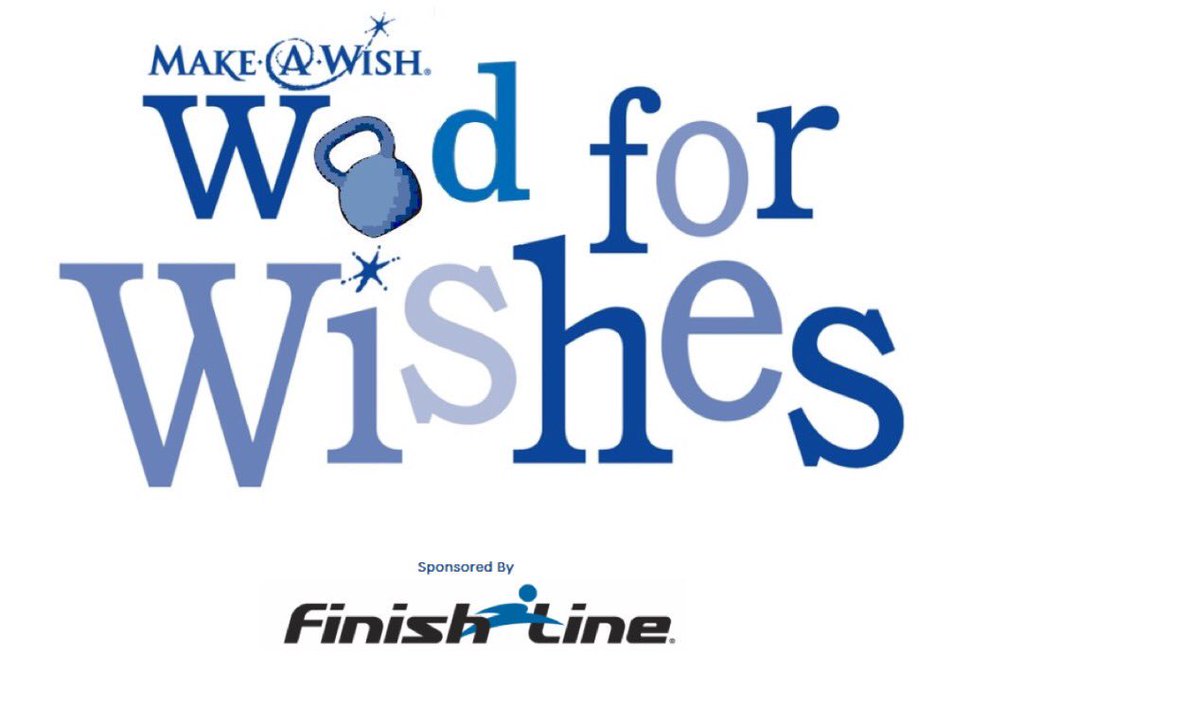 Grab a partner and come compete for a great cause. Checkout wodforwishes.com for details